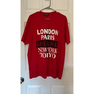 Milano Di Rouge x Men’s Red T-shirt